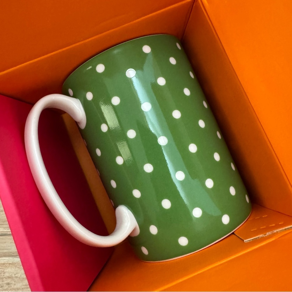 Kate Spade Larabee Dot Green Mug